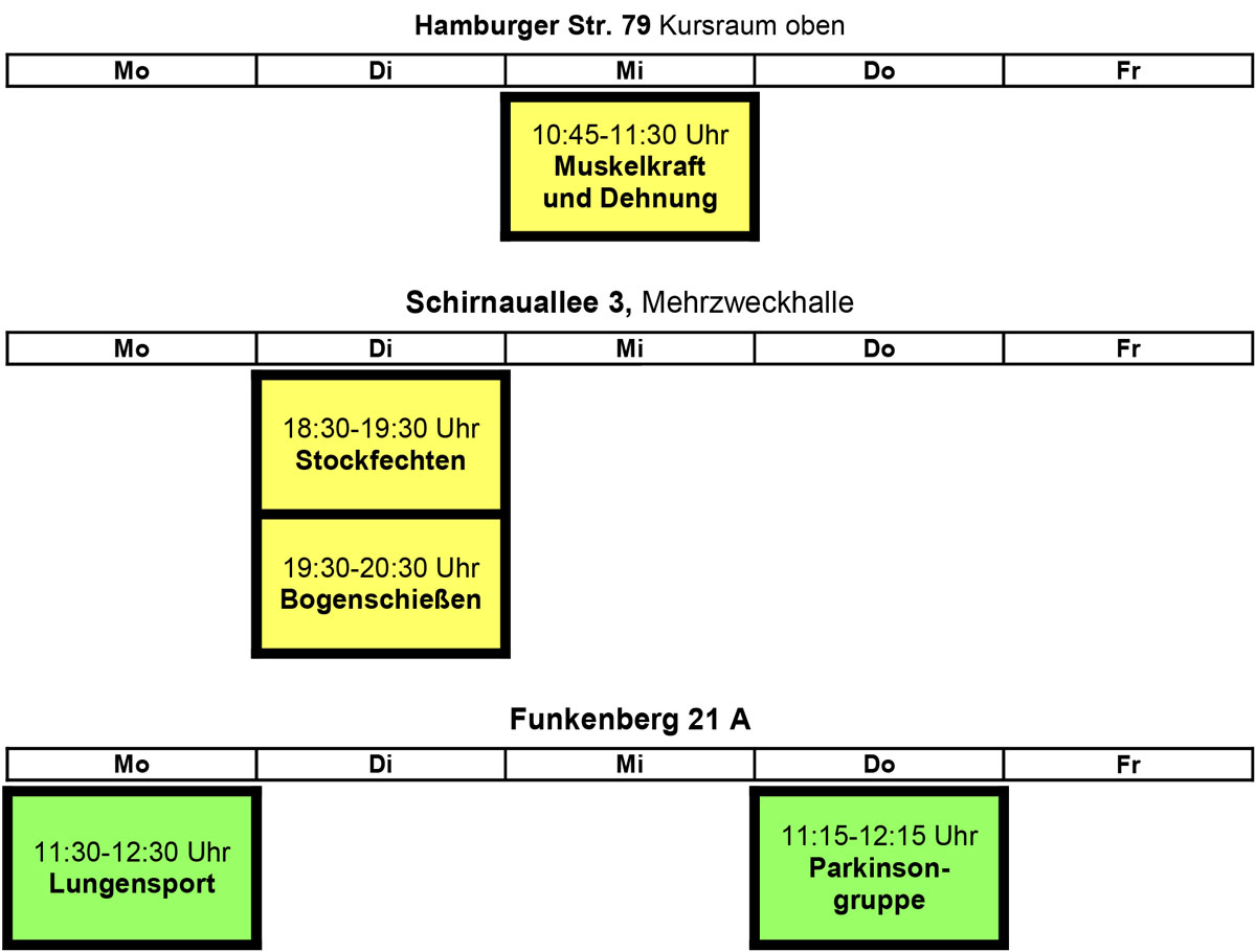 Kursplan ab 2025